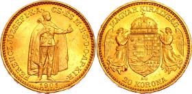 Hungary 20 Korona 1901 KB