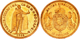 Hungary 10 Korona 1904 KB