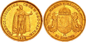 Hungary 20 Korona 1904 KB