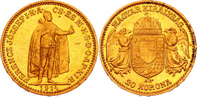 Hungary 20 Korona 1914 KB