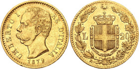 Italy 20 Lire 1879 R