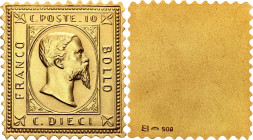 Italy Postage Stamp Gold Medal "Franco Bollo" (ND)