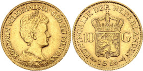 Netherlands 10 Gulden 1912