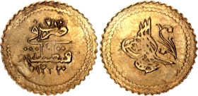 Ottoman Empire 1/4 Zeri Mahbub 1812 AH 1223//5