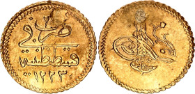 Ottoman Empire 1/4 Zeri Mahbub 1813 AH 1223//6