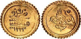 Ottoman Empire 1/4 Zeri Mahbub 1815 AH 1223//9
