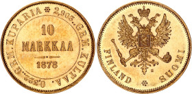Russia - Finland 10 Markka 1878 S