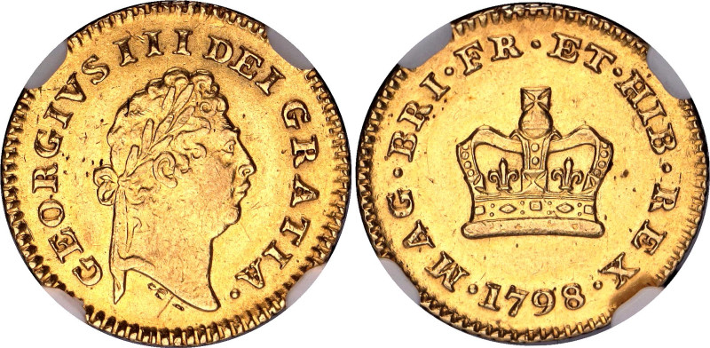 Great Britain 1/3 Guinea 1798 NGC AU

KM# 620, Sp# 3738, N# 13159; Gold (.9167...