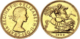 Great Britain 1 Sovereign 1962