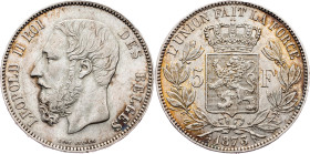 Belgium 5 Francs 1873