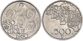 Belgium 500 Francs 1980