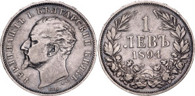 Bulgaria 1 Lev 1894 KB