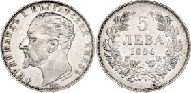 Bulgaria 5 Leva 1894 KB