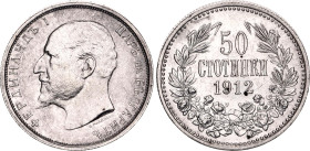 Bulgaria 50 Stotinki 1912