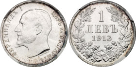 Bulgaria 1 Lev 1913 NGC UNC