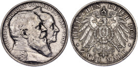 Germany - Empire Baden 2 Mark 1906