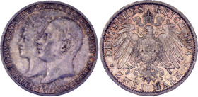 Germany - Empire Mecklenburg-Schwerin 2 Mark 1904