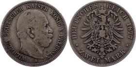 Germany - Empire Prussia 2 Mark 1877 A