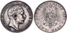 Germany - Empire Prussia 2 Mark 1888 A
