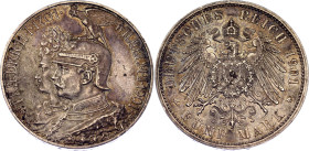 Germany - Empire Prussia 5 Mark 1901 A