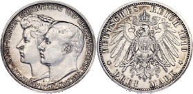 Germany - Empire Saxe-Weimar-Eisenach 3 Mark 1910 A