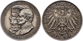 Germany - Empire Saxony-Albertine 2 Mark 1909 E