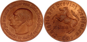 Germany - Weimar Republic Westphalia 10 Mark 1921 Notgeld