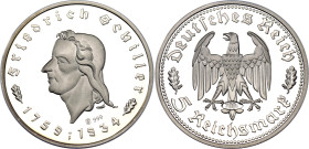 Germany - Third Reich 5 Reichsmark 1934 (2004) F Restrike