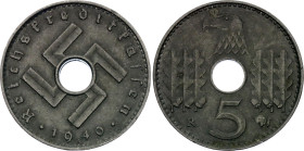 Germany - Third Reich 5 Reichspfennig 1940 A