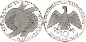 Germany - FRG 10 Deutsche Mark 1972 D