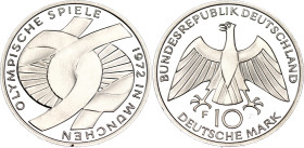 Germany - FRG 10 Deutsche Mark 1972 F