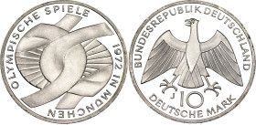 Germany - FRG 10 Deutsche Mark 1972 J