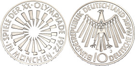 Germany - FRG 10 Deutsche Mark 1972 J