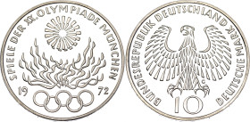 Germany - FRG 10 Deutsche Mark 1972 G