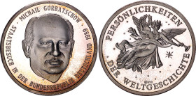 Germany - FRG Silver Medal "Mikhail Gorbachev's Visit to the Federal Republic of Germany" 1989