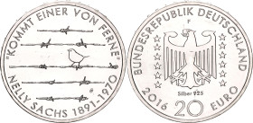 Germany - FRG 20 Euro 2016 F