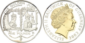Guernsey 5 Pounds 2002 NGC PF68 ULTRA CAMEO