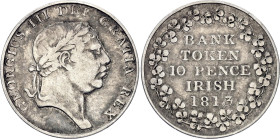 Ireland Bank of Ireland Token 10 Pence 1813