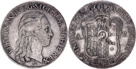 Italian States Naples 120 Grana 1796 P//M AP