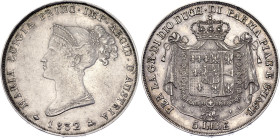 Italian States Parma 5 Lire 1832 Rare