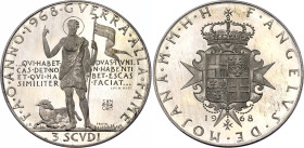 Order of Malta 3 Scudi 1968