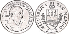 San Marino 5 Euro 2004 R