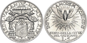 Vatican 5 Lire 1939
