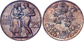 Czechoslovakia 25 Korun 1955