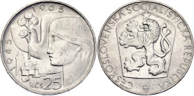 Czechoslovakia 25 Korun 1965