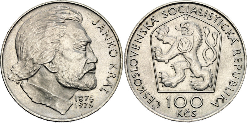 Czechoslovakia 100 Korun 1976

KM# 84, N# 20213; Silver; 100th Anniversary of ...