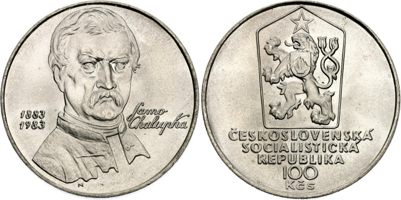 Czechoslovakia 100 Korun 1983

KM# 110, N# 12656; Silver; 100th Anniversary - ...