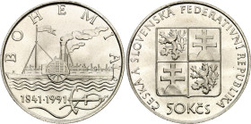 Czechoslovakia 50 Korun 1991