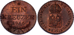 Austria 1 Kreuzer 1816 A