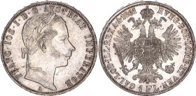 Austria 1 Florin 1861 A